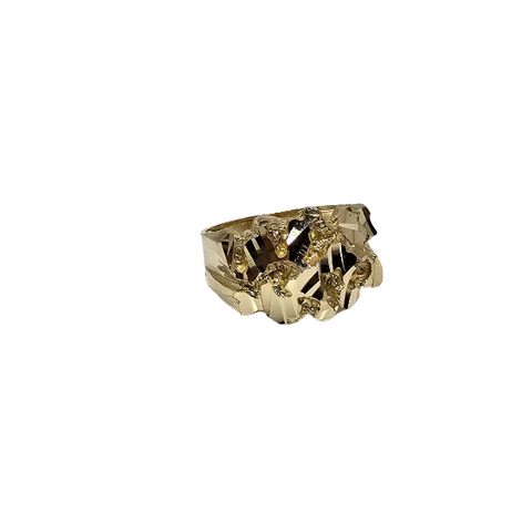 Bague Nugget-42 en Or 10k pour homme