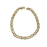 10k 6MM 8.5pouces Puff Bracelet
