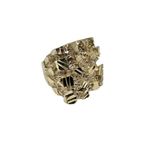 Bague Nugget  en or 10k pour homme