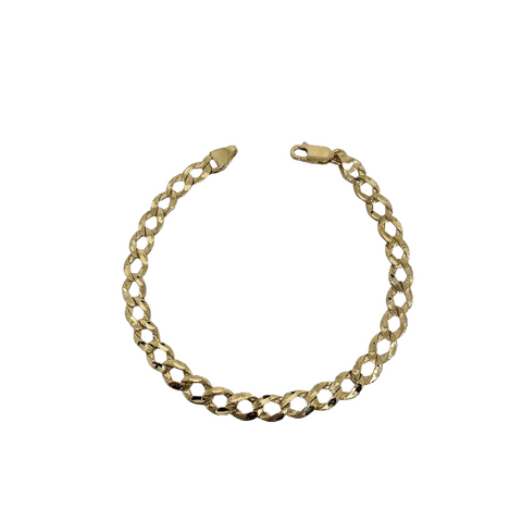 10k 6MM  Bracelet Courber  MBS-1080