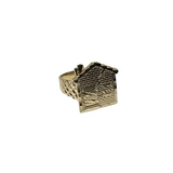 Bague Maison piege en or 10k pour homme