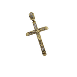 10K OR Pendentif Croix CAL-075