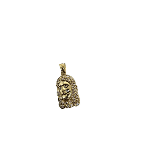 10K Or Jaune Jesus Pendentif ASK-1050