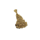 10K  Nugget Pendentif  en or jaune
