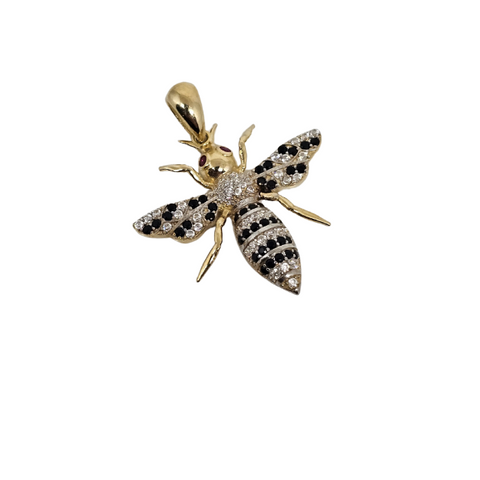 10K Pendentif Abeille en or jaune