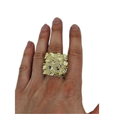 Bague Nugget  en or 10k pour homme