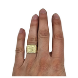 Bague Nugget en OR 10k pour homme