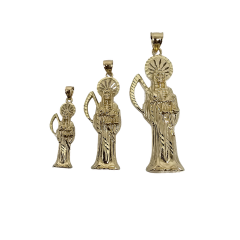 10K Pendentif Homme en or jaune Faucheur CAL-33