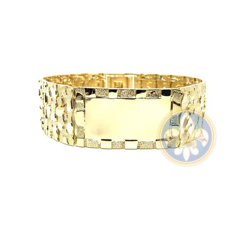 10K 23MM Bracelet Nugget ID MB-024 - OR QUEBEC
