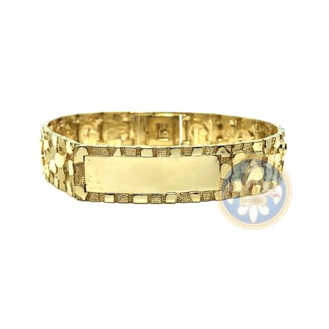 10K 14MM Bracelet Nugget ID MB-022 - OR QUEBEC