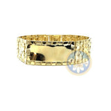 10K 20MM Bracelet Nugget ID MB-025 - OR QUEBEC 