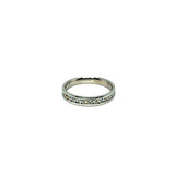 * NATALIE * Bague de fiançailles en or 14K blanc Avec SI Diamants 0.34CT - OR QUEBEC 