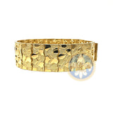 10K 20MM Bracelet Nugget MB-017 - OR QUEBEC 