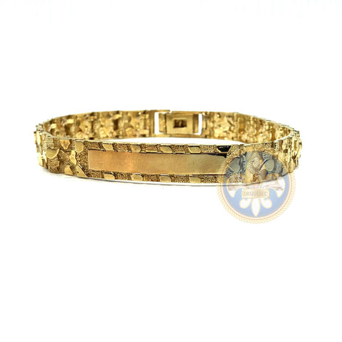 10K 9MM Bracelet Nugget ID MB-020 - OR QUEBEC
