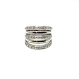 * Natalie * Bague Marriage Femme en or blanc 10K avec diamants 0.30CT - OR QUEBEC 