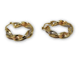 Versace 3 tons rond twister en or 10K Special GE-338