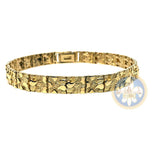 10K 7MM Bracelet Nugget MB-012 - OR QUEBEC 