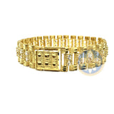 10K 15MM Bracelet CZ Rolly MB-004 - OR QUEBEC 