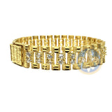 10K 15MM Bracelet CZ Rolly MB-004 - OR QUEBEC 