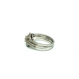 * Lillian * Bague de fiancailles en or blanc 14K avec VS SI Diamonds Center Stone 0.29CT + 0.73CT - OR QUEBEC 