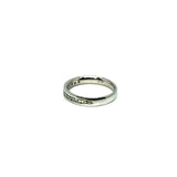 * NATALIE * Bague de fiançailles en or 14K blanc Avec SI Diamants 0.34CT - OR QUEBEC 