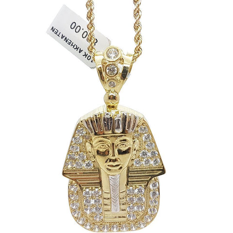 Torsade 2.5MM 10K Avec Akhenaten en OR 10K MNG-136 - OR QUEBEC 