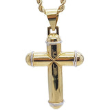 Torsade 4.0MM 10K Avec Croix en OR 10K MNG-020 - OR QUEBEC 