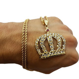 Torsade 2.5MM 10K Avec Queen Small en OR 10K MNG-134 - OR QUEBEC 