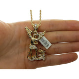 Torsade 2.5MM 10K avec Pendentif Ange 10K MNG-109 - OR QUEBEC 