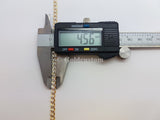 Chaine Courber Diamond Cut 1  en or 10 karat 4.5mm MGC-083