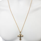 Torsade chain 2.5MM Avec Croix NSA-004 - OR QUEBEC 