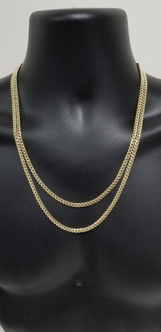 Chaîne Miami Cuban Link 4.5mm en or 10k Italien Maille Serrez Italien MGC-102