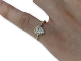 Bague Oval en or 10K Nouveauté WGR-274