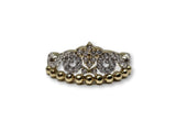 Bague  couronne  en or 10K model 2019 WGR-261
