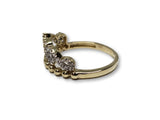 Bague  couronne  en or 10K model 2019 WGR-261