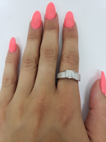 Bague Ioana 1.18ct de diamants en or blanc  14k