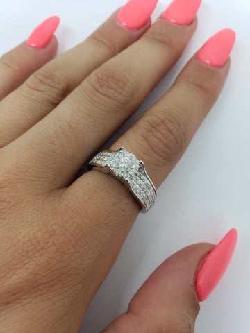 Bague Ioana 1.18ct de diamants en or blanc  14k