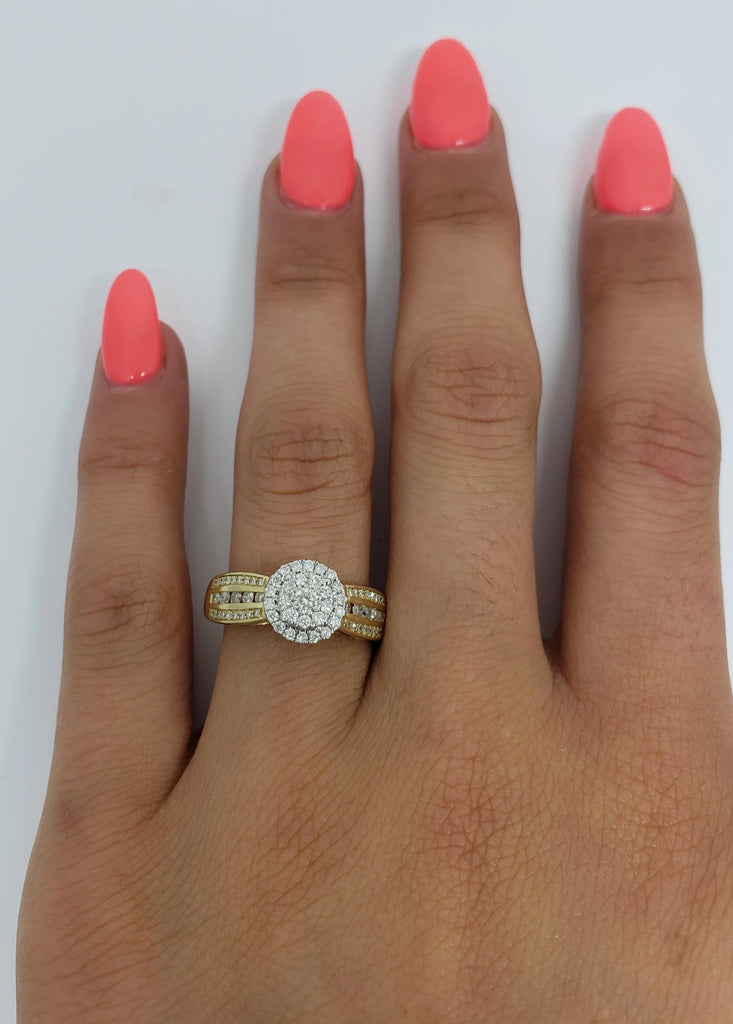 Bague Leanna1 0.50ct de diamants en or jaune 10K