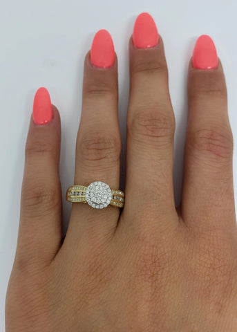 Bague Leanna1 0.50ct de diamants en or jaune 10K