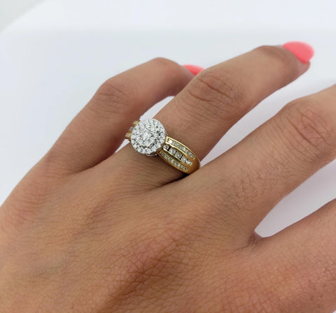 Bague Leanna1 0.50ct de diamants en or jaune 10K
