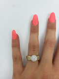 Bague Leanna1 0.50ct de diamants en or jaune 10K