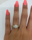 Bague Leanna1 0.50ct de diamants en or jaune 10K