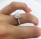 Bague Leanna4 0.40ct de diamants en or blanc 10K