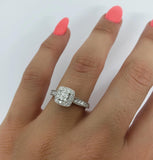 Bague Leanna4 0.40ct de diamants en or blanc 10K