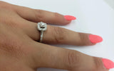 Bague Liola  0.17ct de diamants en or blanc 10k