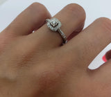 Bague Liola  0.17ct de diamants en or blanc 10k