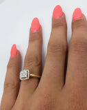 Bague Layla 0.25ct de diamants en or jaune 10k