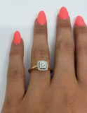 Bague Layla 0.25ct de diamants en or jaune 10k