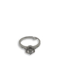 Bague de fiancaille Clea 0.42ct de diamants VS en or blanc 18k