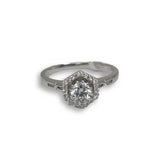 Bague de fiancaille Clea 0.42ct de diamants VS en or blanc 18k